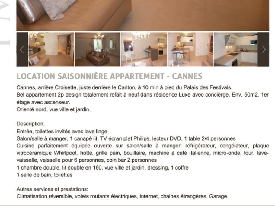 Carlton Riviera Apartment Канни Екстер'єр фото